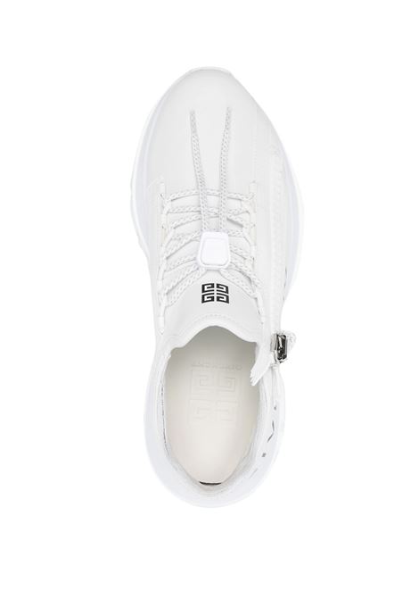 GIVENCHY Sneakers Da Running Spectre In Pelle Bianca Con Zip - GIVENCHY Fornitura limitata