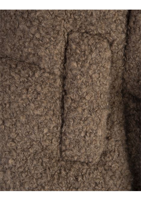 MONCLER Piumino 2 in 1 in Tweed Cytinelle Beige - MONCLER Online Outlet