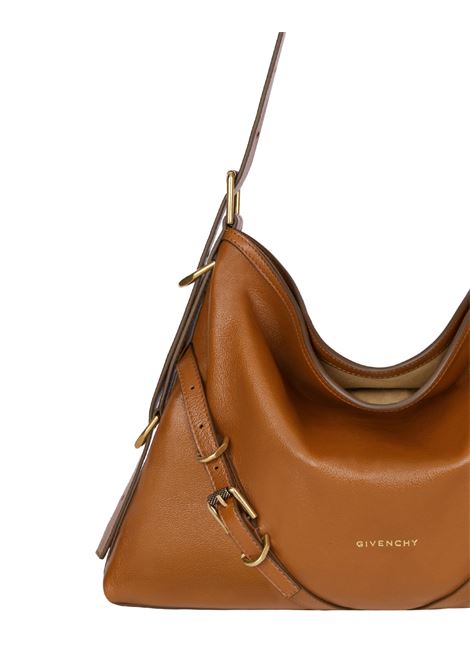 GIVENCHY Borsa Voyou Media In Pelle Toffee - GIVENCHY Nuovi prodotti