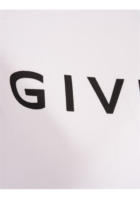 GIVENCHY T-Shirt Slim GIVENCHY Archetype In Cotone Bianco/Nero - GIVENCHY Offerte stagionali