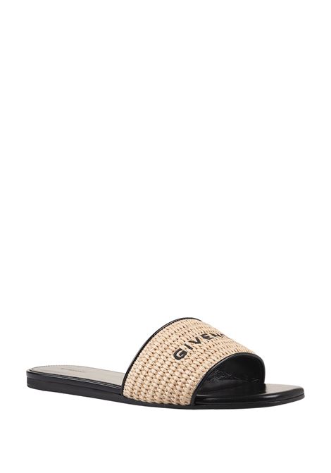 GIVENCHY Sandali Bassi 4G In Rafia Naturale - GIVENCHY Prezzo basso