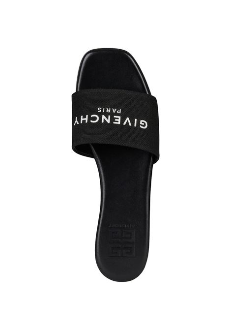 GIVENCHY Mule Piatte 4G In Tela Nera - GIVENCHY Super Saving Price