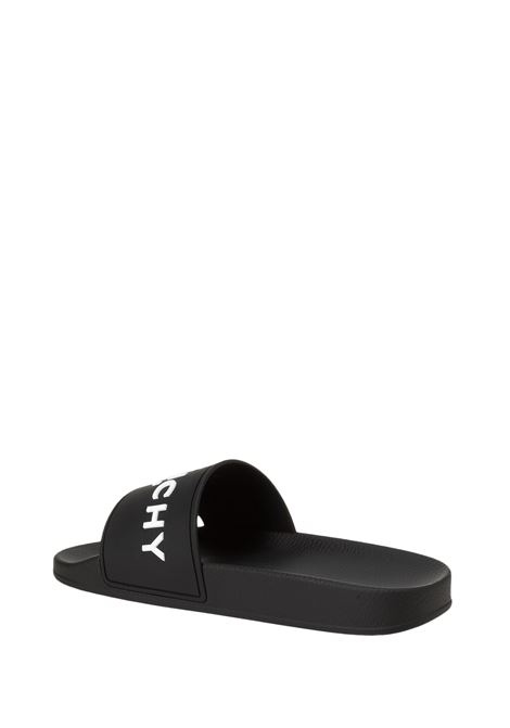 GIVENCHY Ciabatte In Gomma Nera Con Logo - GIVENCHY Offerta settimanale