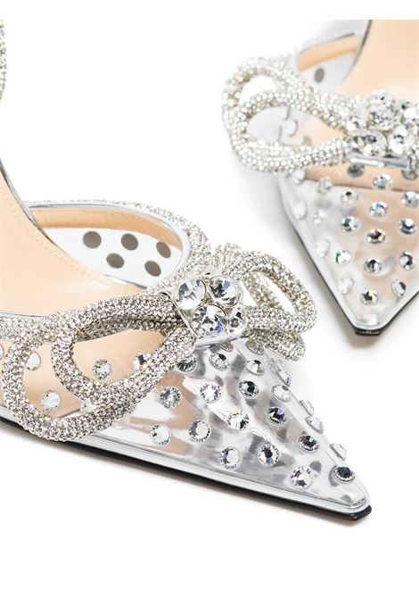 MACH & MACH Slingback Double Bow 100 mm Decorata Con Cristalli - MACH & MACH 50% di sconto con spedizione gratuita