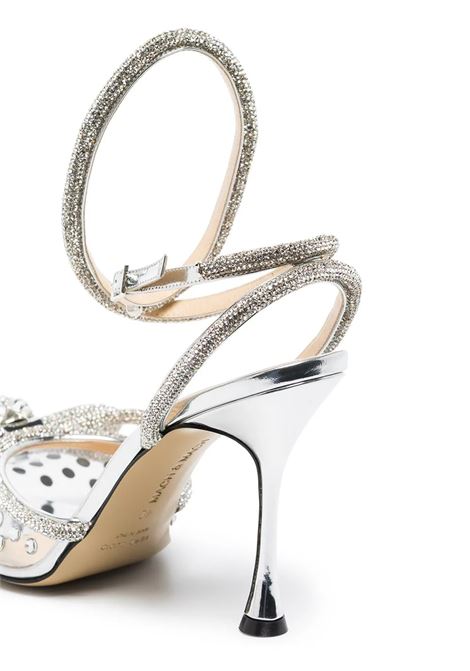 MACH & MACH Slingback Double Bow 100 mm Decorata Con Cristalli - MACH & MACH 50% di sconto con spedizione gratuita