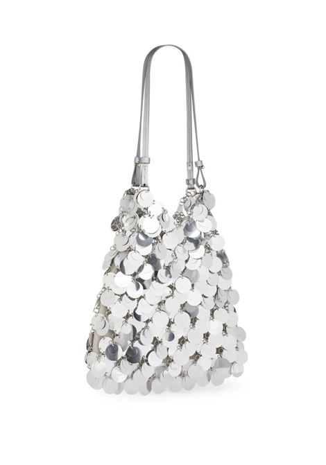 RABANNE Borsa Grande Sparkle Discs In Argento - RABANNE Esporta salva