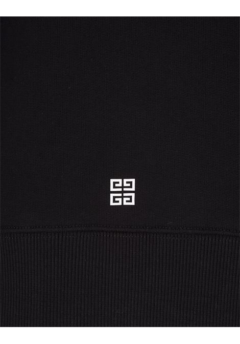 GIVENCHY Felpa Con Cappuccio GIVENCHY Archetype In Tessuto Garzato Nero - GIVENCHY 50% di sconto per tempo limitato