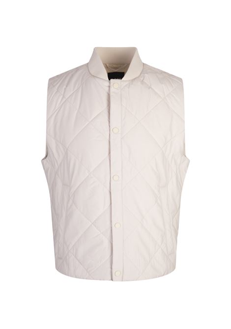 BOSS Gilet Idrorepellente Bianco Con Impunture a Rombi - BOSS 2025