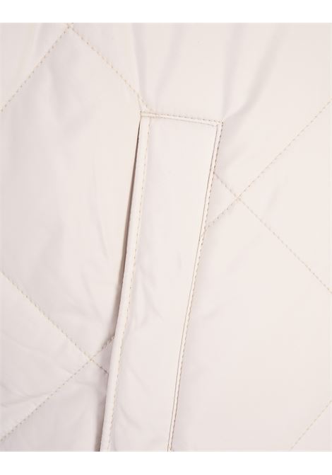BOSS Gilet Idrorepellente Bianco Con Impunture a Rombi - BOSS 2025