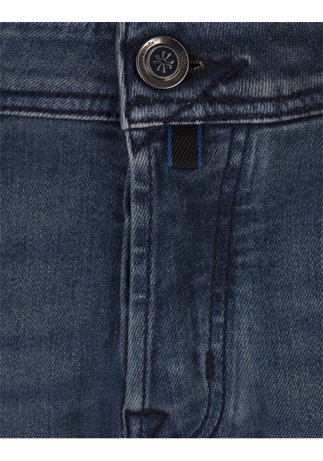 JACOB COHEN Jeans Nick Slim Fit In Denim Super Stretch Blu Scuro - JACOB COHEN Italy