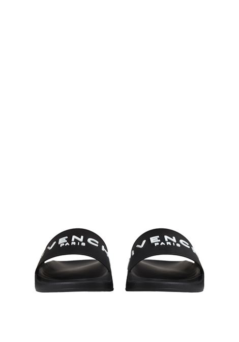 GIVENCHY Ciabatte GIVENCHY Paris In Gomma Nera - GIVENCHY Italia