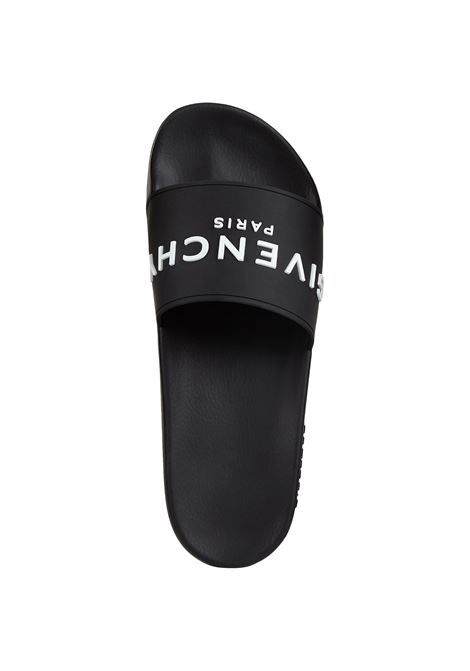 GIVENCHY Ciabatte GIVENCHY Paris In Gomma Nera - GIVENCHY Italia