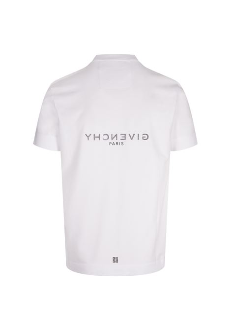 GIVENCHY T-Shirt Slim Fit GIVENCHY Reverse Bianca - GIVENCHY In Linea