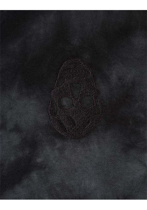 ALEXANDER MCQUEEN T-Shirt Washed in Nero - ALEXANDER MCQUEEN Nuovo