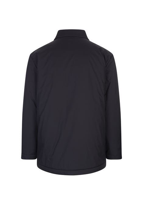 KITON Giacca Imbottita Stile Camicia In Nylon Blu Notte - KITON Vendita