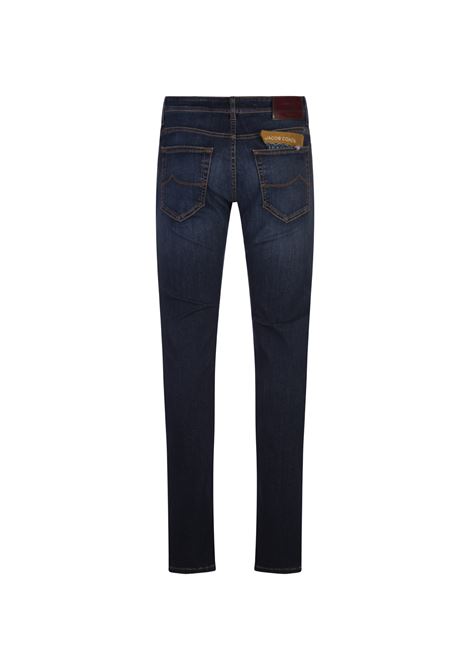 JACOB COHEN Jeans Nick Slim Fit In Denim Blu Scuro - JACOB COHEN Promozione Limitata