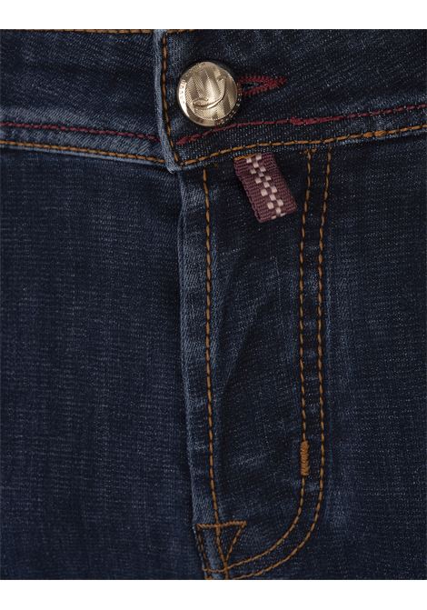 JACOB COHEN Jeans Nick Slim Fit In Denim Blu Scuro - JACOB COHEN Promozione Limitata