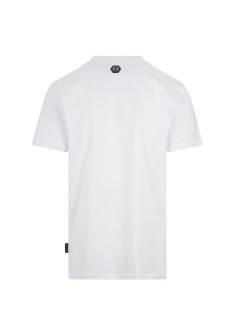 PHILIPP PLEIN T-Shirt Round Neck SS Skull Bianca - PHILIPP PLEIN Online