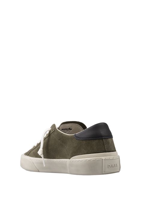 D.A.T.E. Sneakers Hill Low In Suede Verde Militare - D.A.T.E Vendita Calda