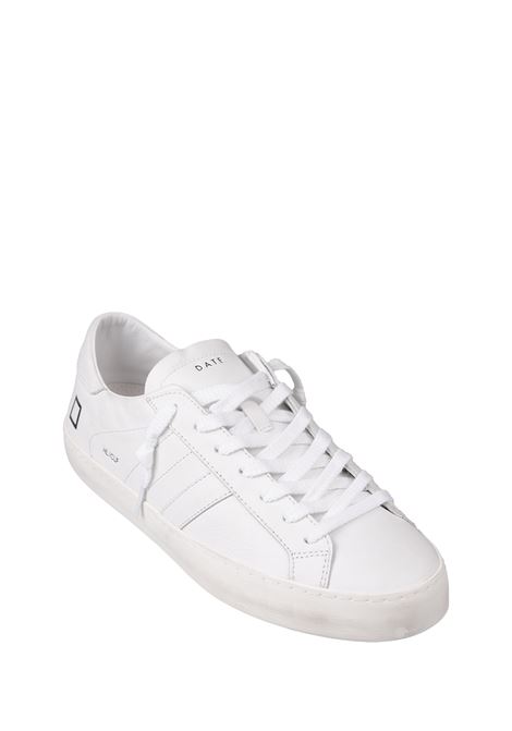 D.A.T.E. Sneakers Hill Low In Pelle Bianca - D.A.T.E Vendita Economica