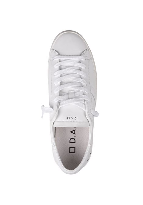D.A.T.E. Sneakers Hill Low In Pelle Bianca - D.A.T.E Vendita Economica