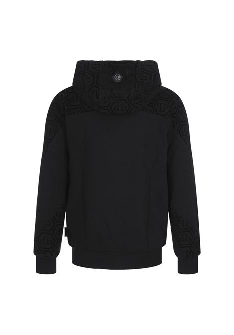 PHILIPP PLEIN Jogging Set Hoodie/Trousers With Jacquard Inserts Monogram - PHILIPP PLEIN I Più Venduti