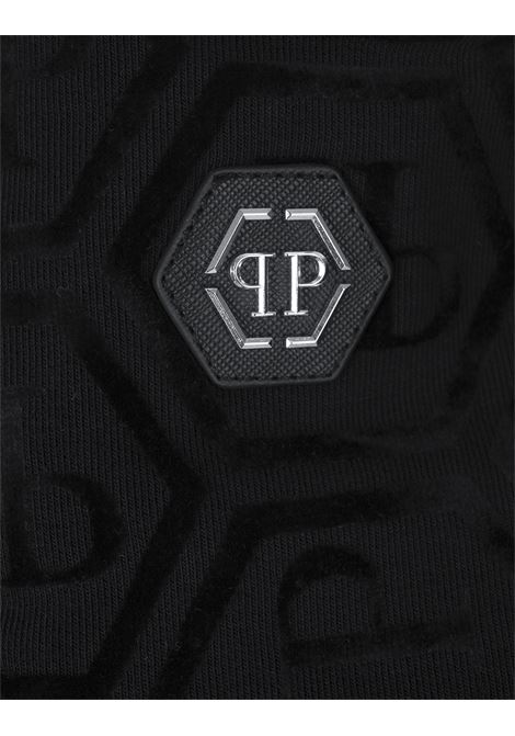 PHILIPP PLEIN Jogging Set Hoodie/Trousers With Jacquard Inserts Monogram - PHILIPP PLEIN I Più Venduti