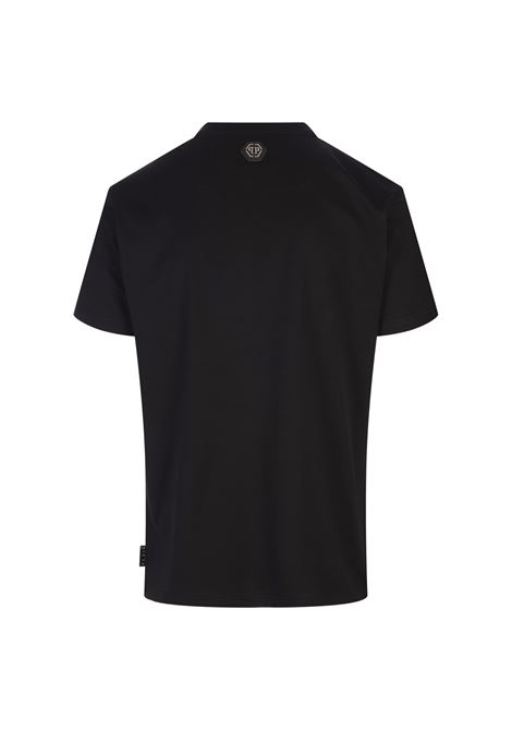 PHILIPP PLEIN T-Shirt Round Neck SS Hexagon Nera - PHILIPP PLEIN Vendite Flash