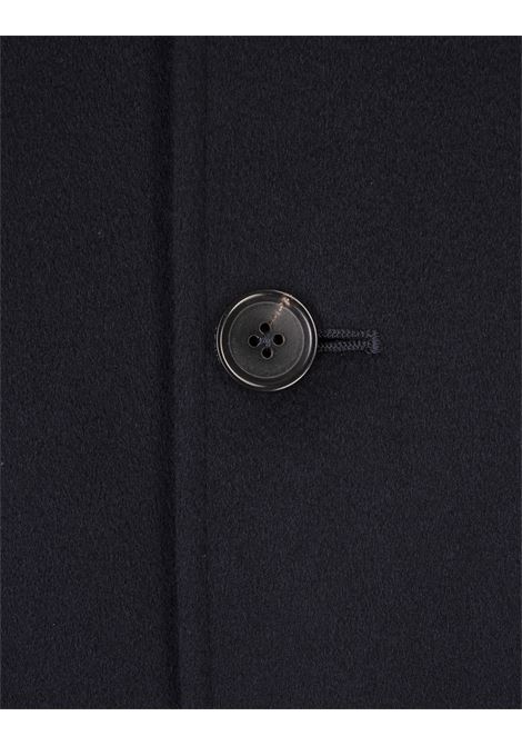 ZEGNA Cappotto Midi In Cashmere Blu Scuro - ZEGNA In Saldo