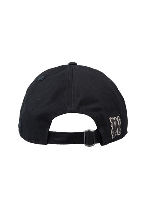 PALM ANGELS Cappello Da Baseball Logo Gothic Nero - PALM ANGELS Prezzo di fabbrica