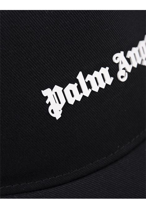 PALM ANGELS Cappello Da Baseball Nero Con Logo - PALM ANGELS Offerta speciale