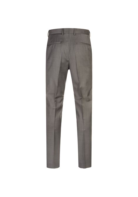 BOSS Abito Slim Fit Doppiopetto In Lana Grigio Con Micromotivo - BOSS Vendite stagionali