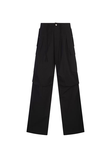 ALEXANDER MCQUEEN Pantaloni Cargo Con Piega in Nero - ALEXANDER MCQUEEN Liquidazione