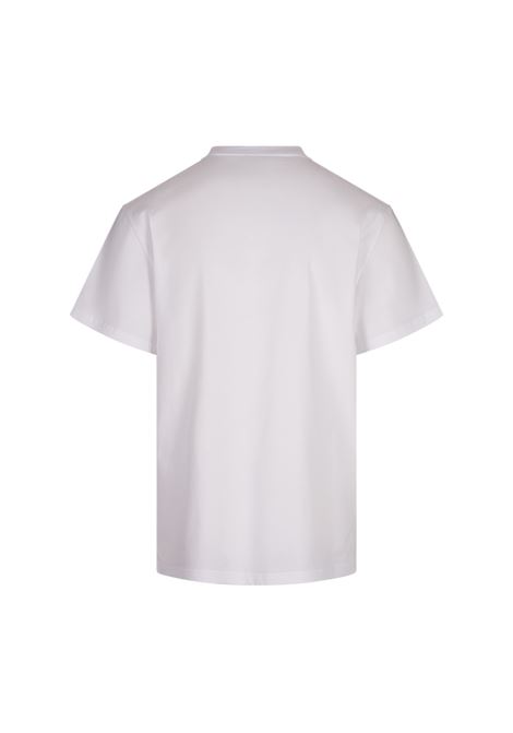 ALEXANDER MCQUEEN T-Skirt Bianca Con Skulll Rovesciato - ALEXANDER MCQUEEN Offerte speciali