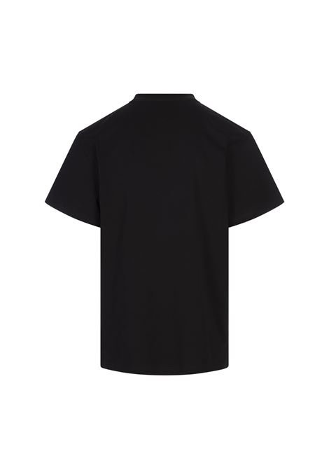 ALEXANDER MCQUEEN T-Skirt Nera Con Skull Rovesciato - ALEXANDER MCQUEEN Enormi risparmi
