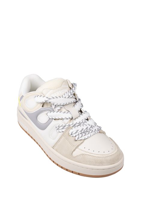 BARROW Sneakers Ollie Bianche Grigie e Beige - BARROW Prezzo basso