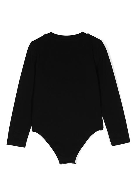BALMAIN KIDS Top Body Nero Con Logo - BALMAIN KIDS Promozione temporanea