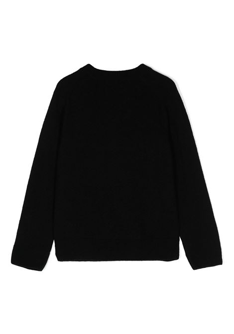 BALMAIN KIDS Pullover Nero Con Logo e Bottoni - BALMAIN KIDS Fino al 50% di sconto