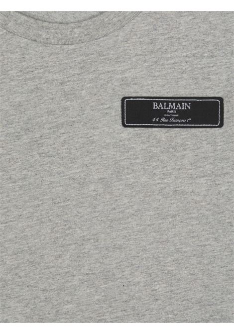 BALMAIN KIDS T-Shirt Grigia Pierre Balmain - BALMAIN KIDS Fino al 55% di sconto