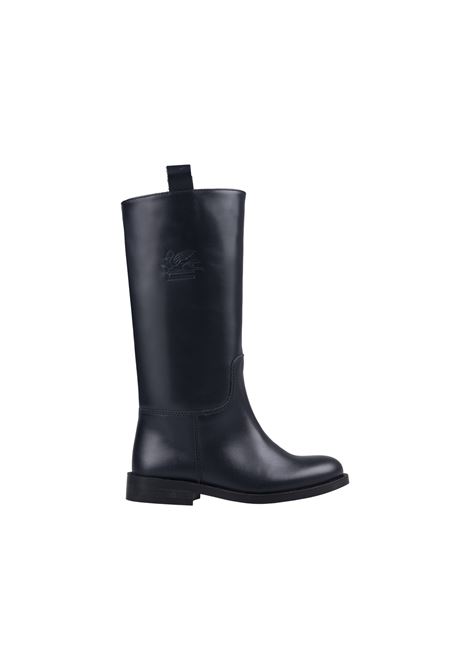 ETRO KIDS Stivali Pegaso Neri - ETRO KIDS Enormi sconti