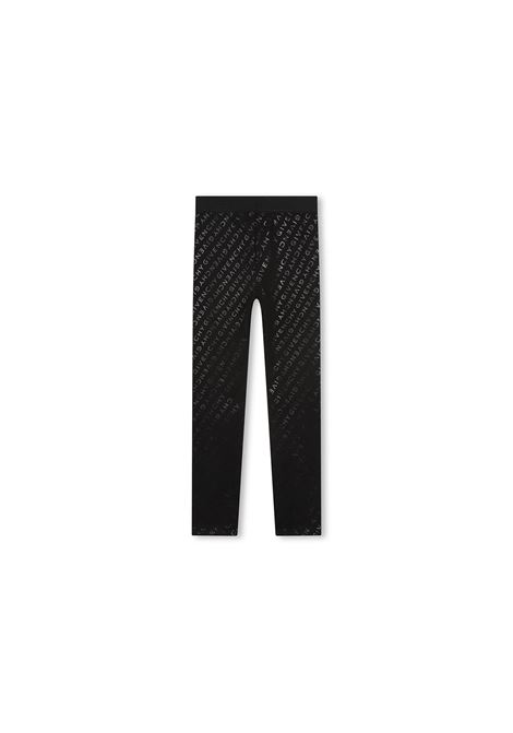 GIVENCHY KIDS Leggings Neri Con Logo All-Over - GIVENCHY KIDS Hotsell
