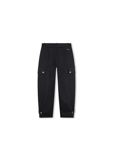 CHLOÉ KIDS Pantaloni Cargo Blu - CHLOÉ KIDS Vendite Flash