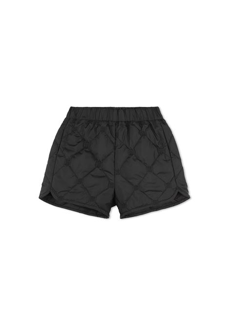 GIVENCHY KIDS Shorts Trapuntati Neri Con Motivo 4G Ricamato - GIVENCHY KIDS Sconto di tempo limitato