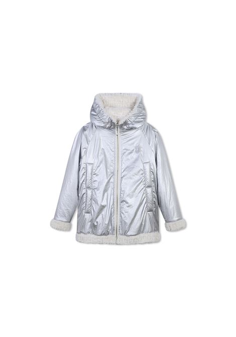 GIVENCHY KIDS Giacca Reversibile Bianca e Argento - GIVENCHY KIDS Negozio online di fabbrica