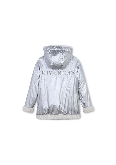 GIVENCHY KIDS Giacca Reversibile Bianca e Argento - GIVENCHY KIDS Negozio online di fabbrica