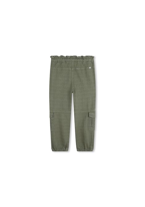 GIVENCHY KIDS Pantaloni Cargo Verdi Con Motivo 4G Jacquard - GIVENCHY KIDS Fornitura limitata