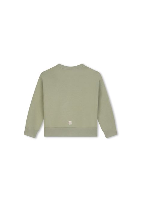 GIVENCHY KIDS Felpa Verde Con Logo GIVENCHY 4G - GIVENCHY KIDS Offerta esclusiva