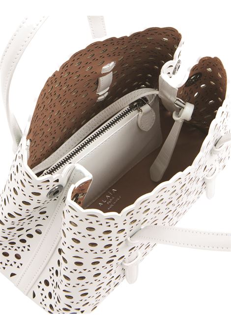 ALAIA Borsa Tote Mina 20 Bianca In Vitello Vienne - ALAIA Lightning offer