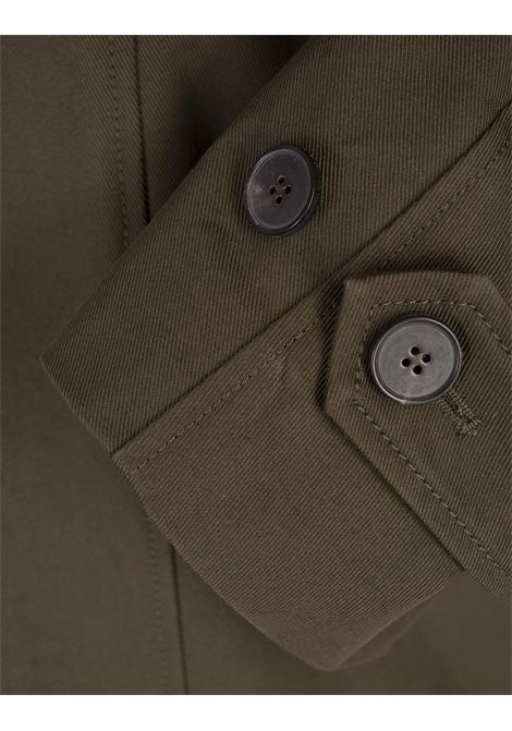 ALEXANDER MCQUEEN Giacca Boxy Corta Con Maniche Blusanti in Kaki - ALEXANDER MCQUEEN Nuovi prodotti
