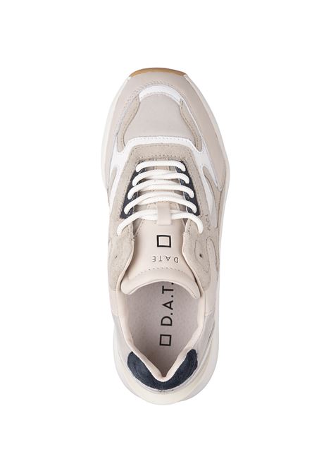 D.A.T.E. Sneakers Running Fuga In Avorio - D.A.T.E Prezzo basso